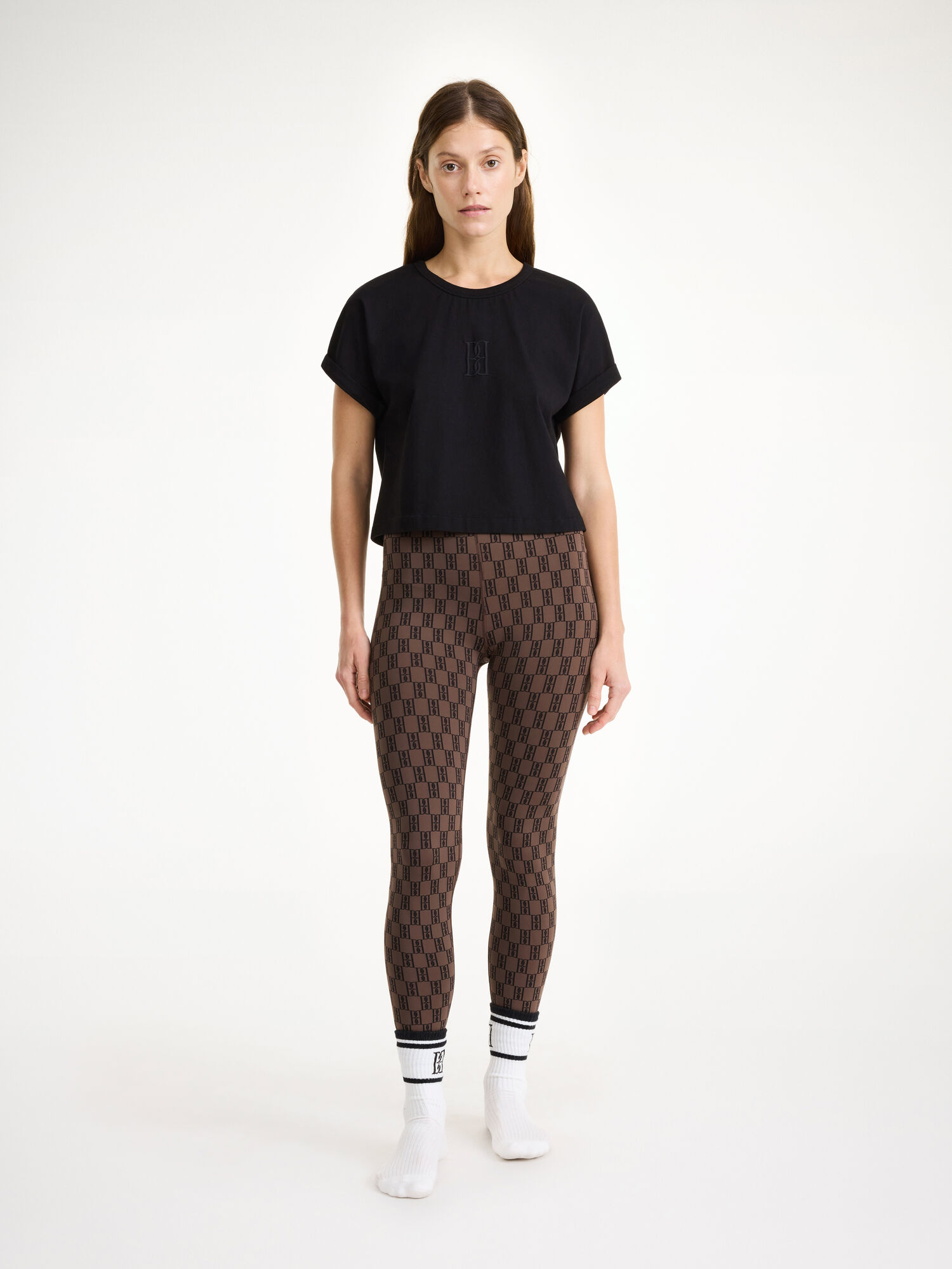 By Malene Birger Hedalia Organic Cotton T-shirt Topi Crne | HR_BB79674