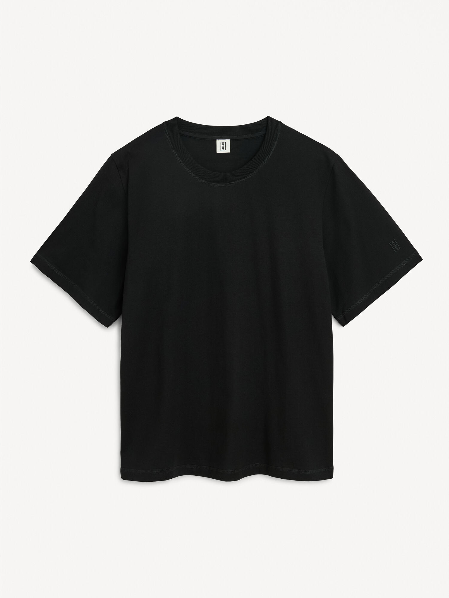 By Malene Birger Hedil T-shirt Topi Crne | HR_BB18636