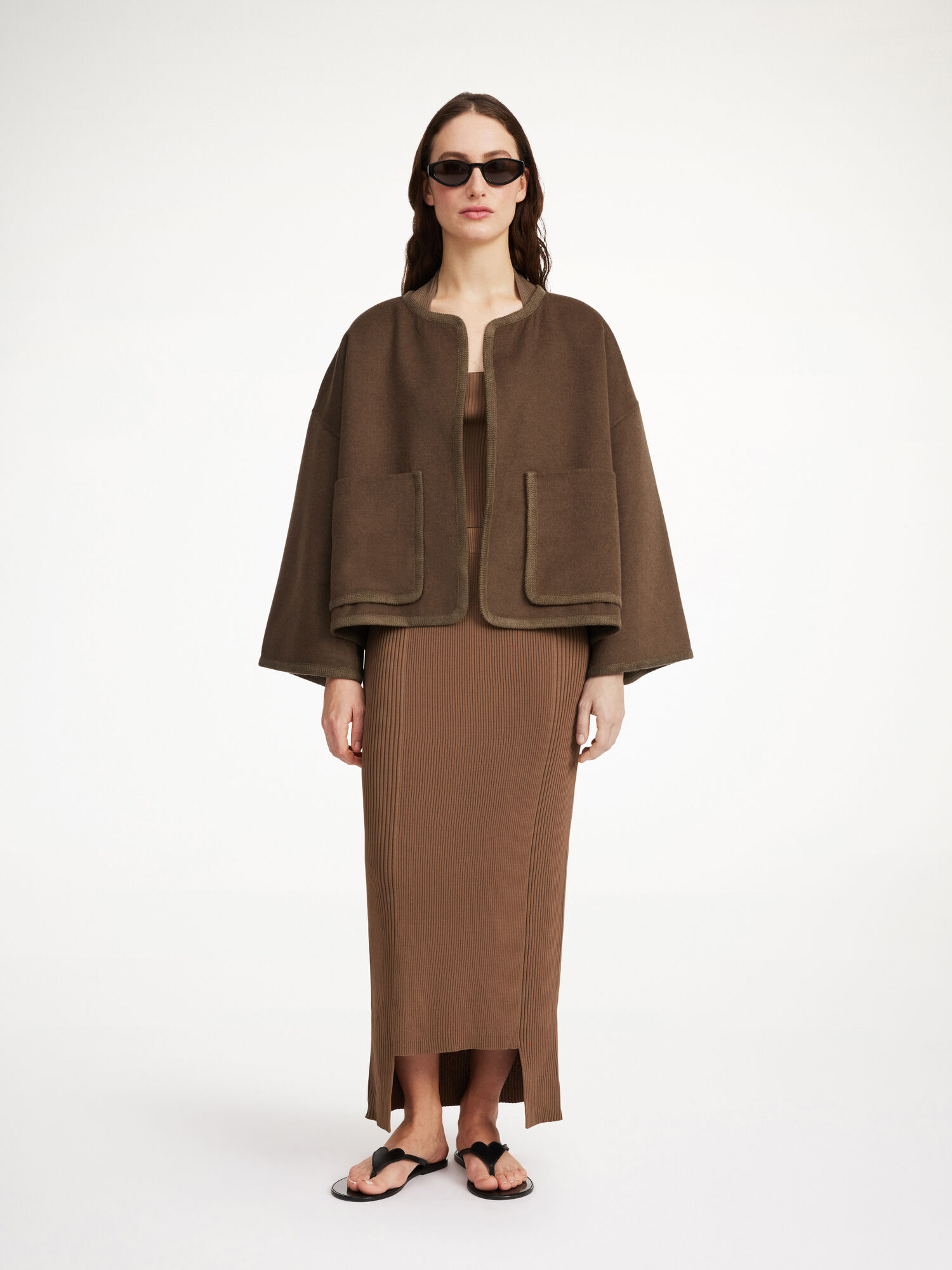 By Malene Birger Jacquie Wool Jakne Shitake | HR_BB75766