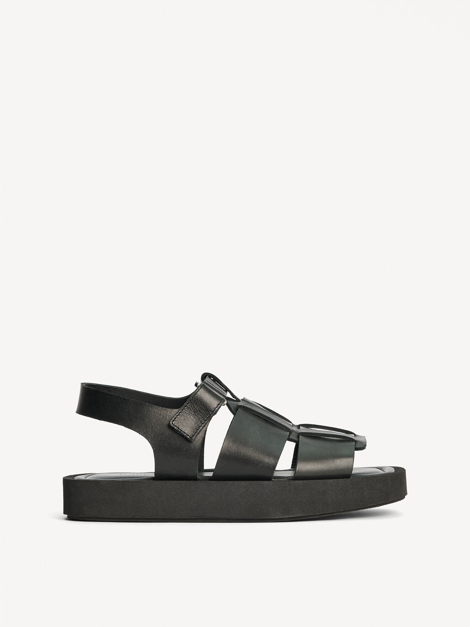 By Malene Birger Kleva Leather Sandals Cipele Crne | HR_BB87297