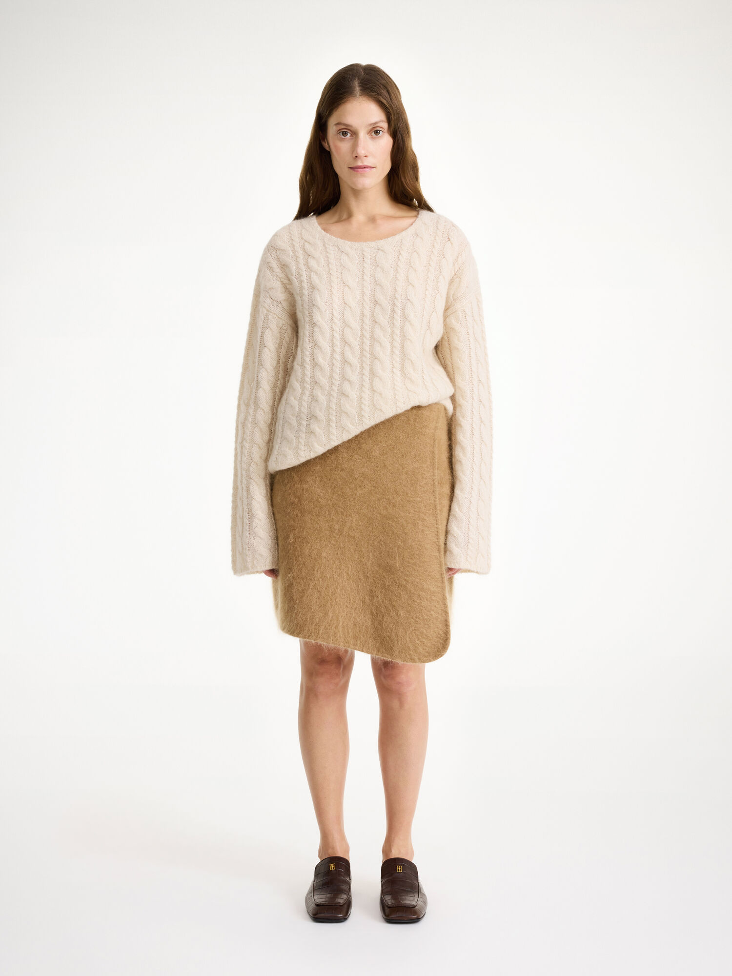 By Malene Birger Krissah Mini Skirt Pletenina Smeđe | HR_BB18723