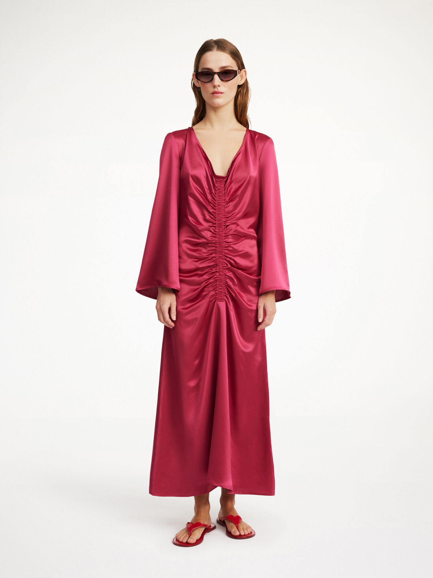 By Malene Birger Lavende Maxi Haljina Wild berries | HR_BB84248