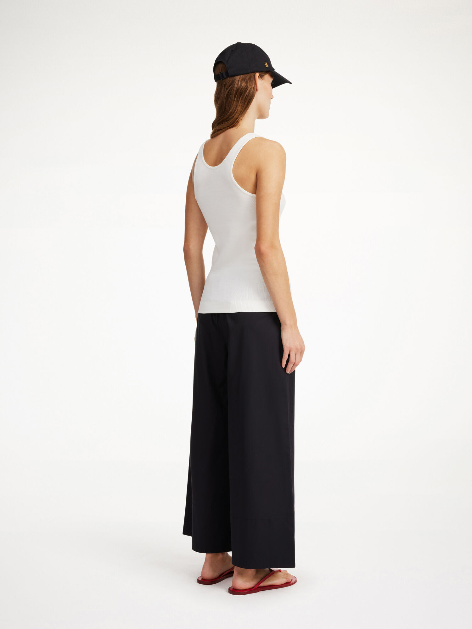 By Malene Birger Luisa High-waisted Hlače Crne | HR_BB88276