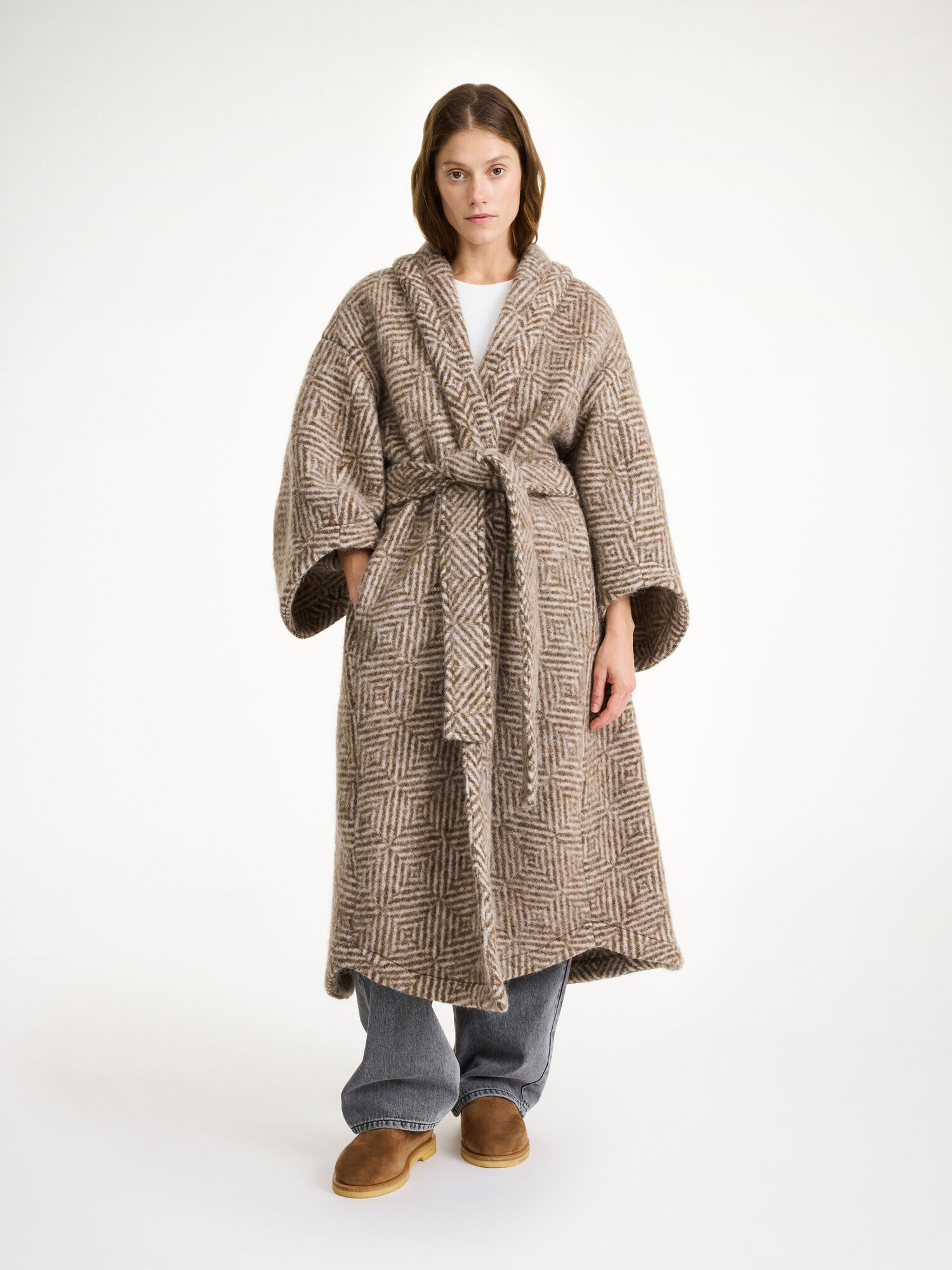 By Malene Birger Mangia Wool-blend Jakne Shitake | HR_BB14988