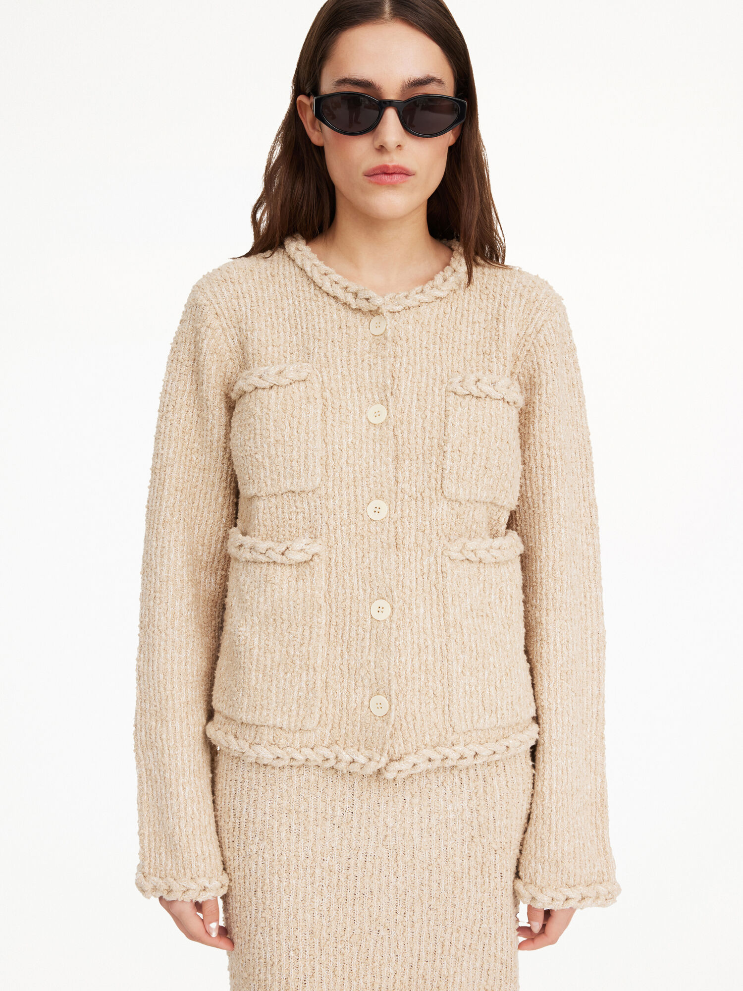 By Malene Birger Mariko Cardigan Pletenina Tehina | HR_BB37983