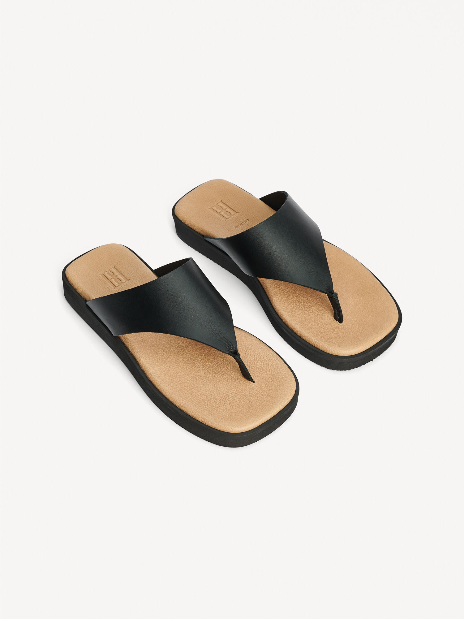 By Malene Birger Marisol Leather Sandals Cipele Crne | HR_BB91628