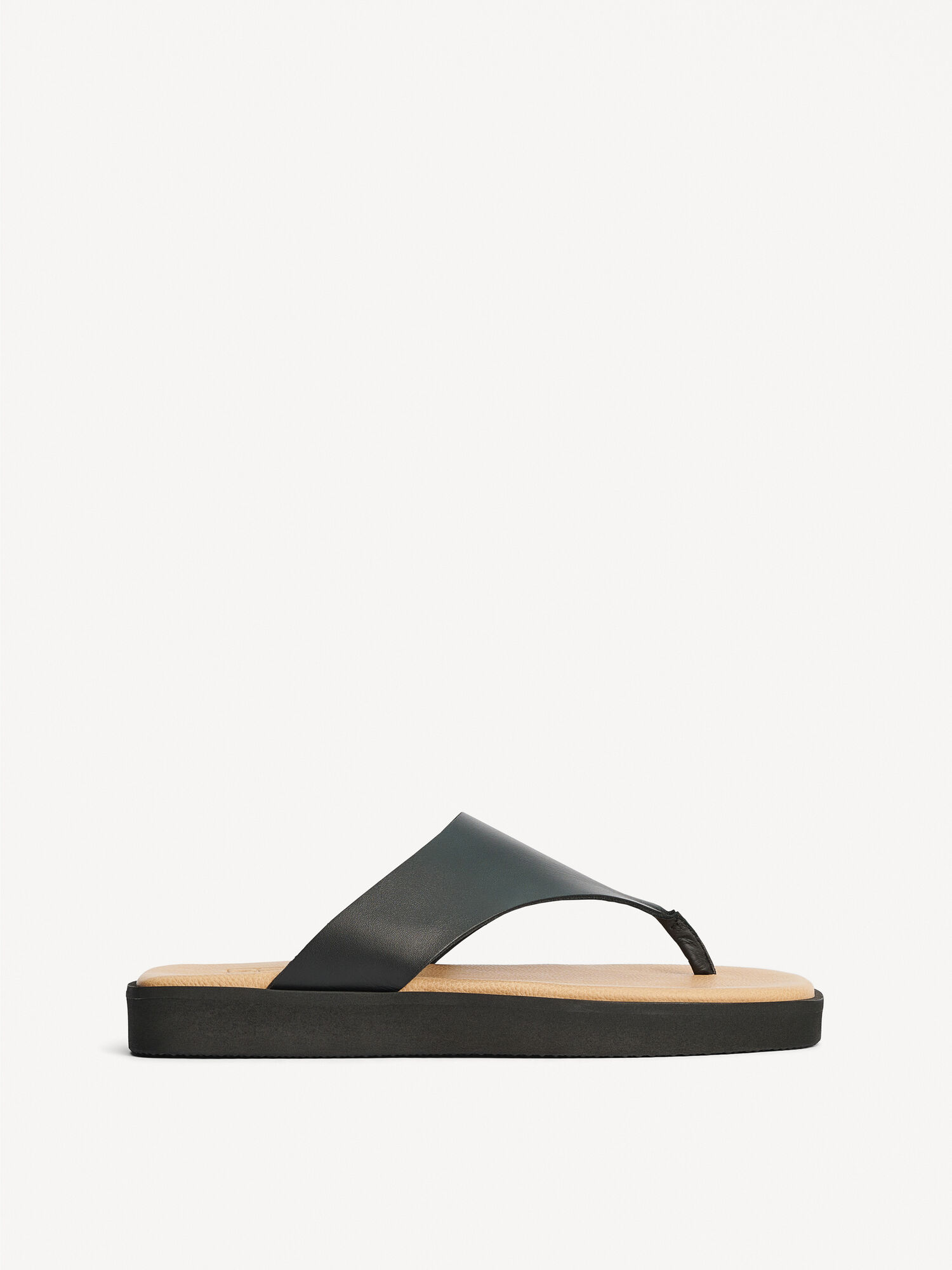 By Malene Birger Marisol Leather Sandals Cipele Crne | HR_BB91628