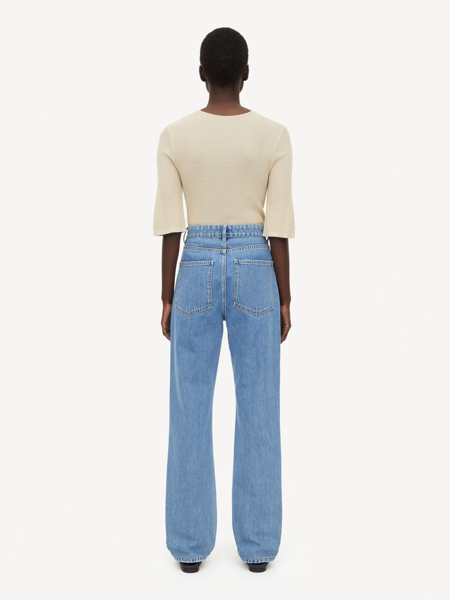 By Malene Birger Miliumlo Organic Cotton Hlače Plave | HR_BB17296