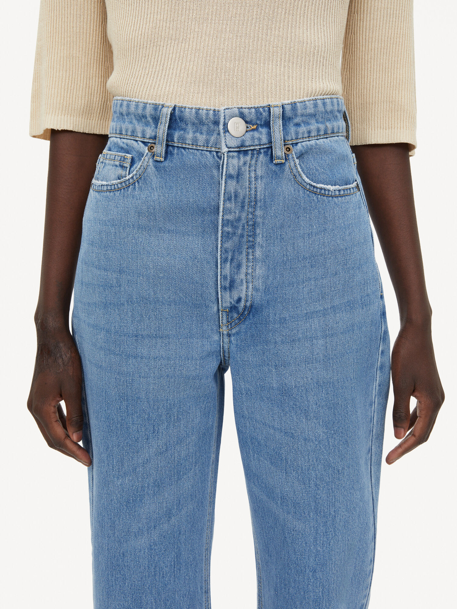 By Malene Birger Miliumlo Organic Cotton Hlače Plave | HR_BB17296