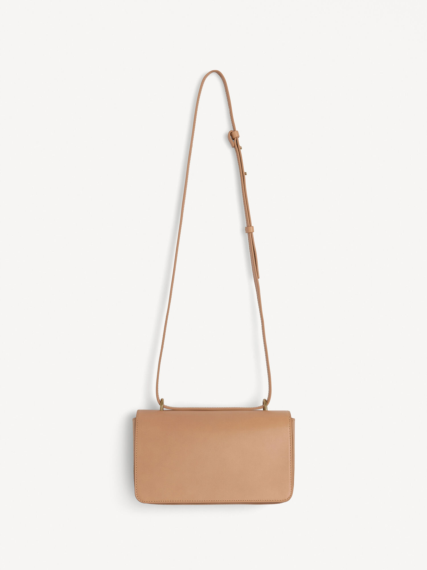 By Malene Birger Noval Leather Shoulder Torbe Tan | HR_BB23085