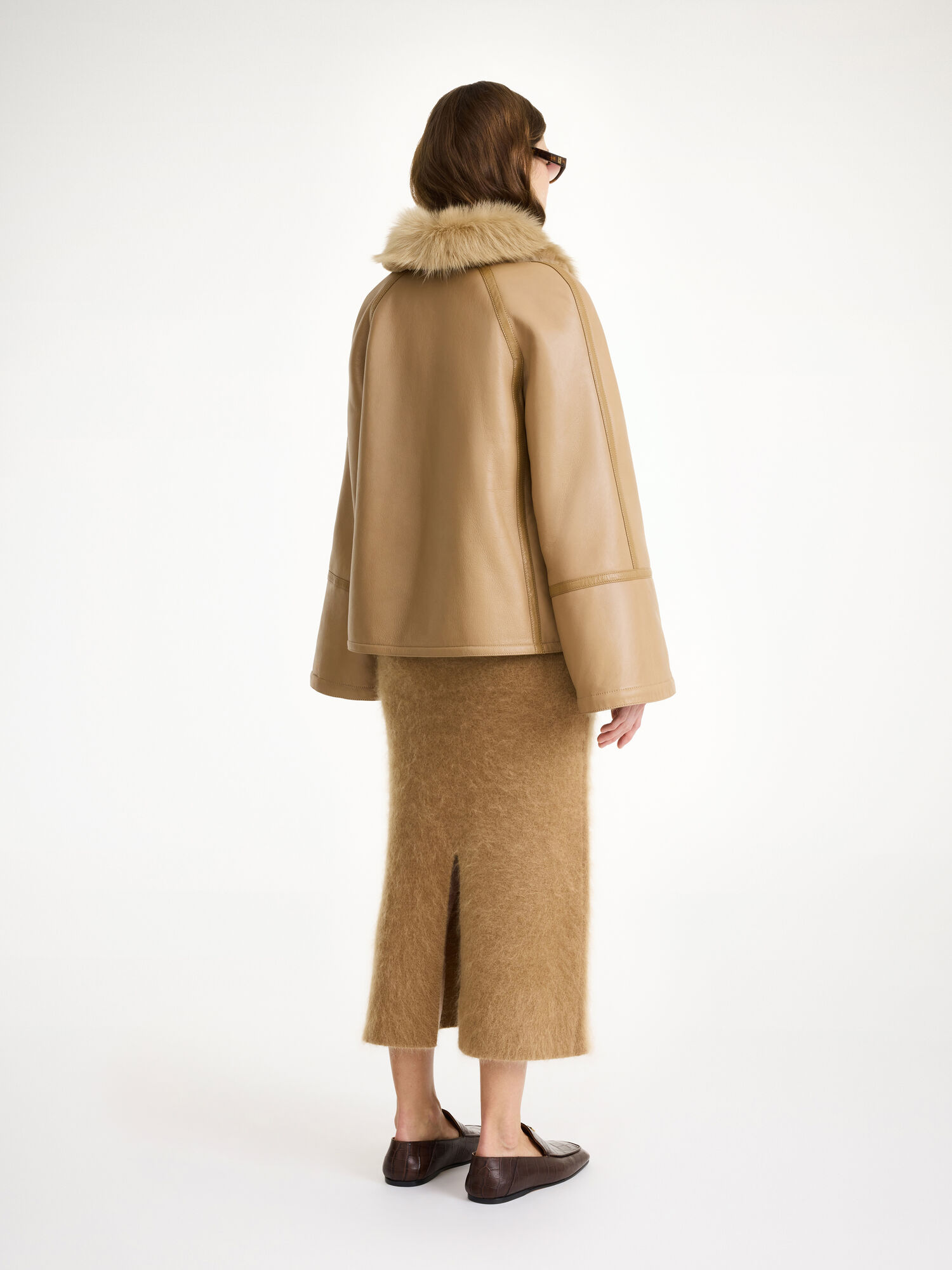 By Malene Birger Odellies Shearling Jakne Tannin | HR_BB21918