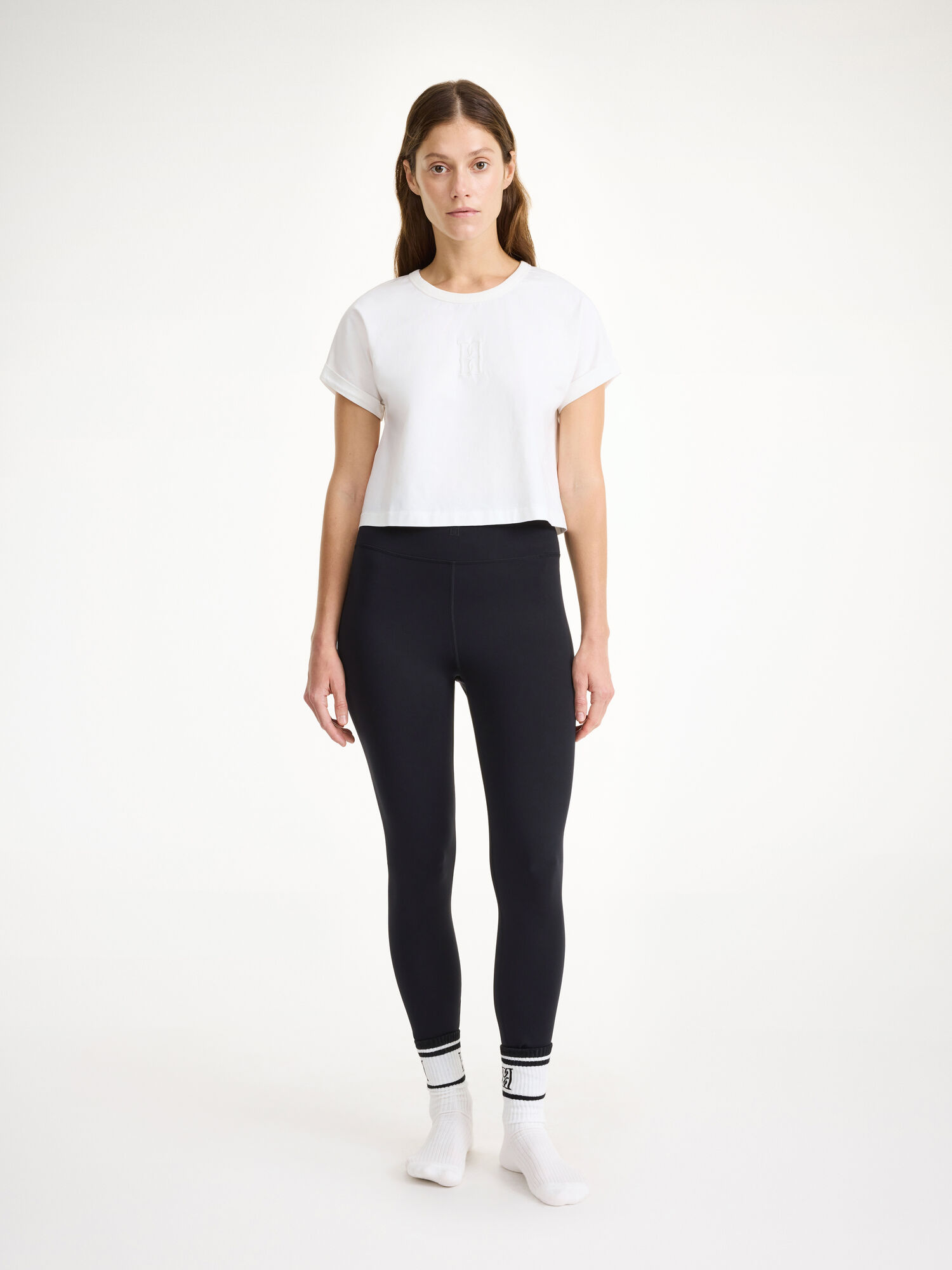 By Malene Birger Polene Athletic Leggings Hlače Crne | HR_BB50130