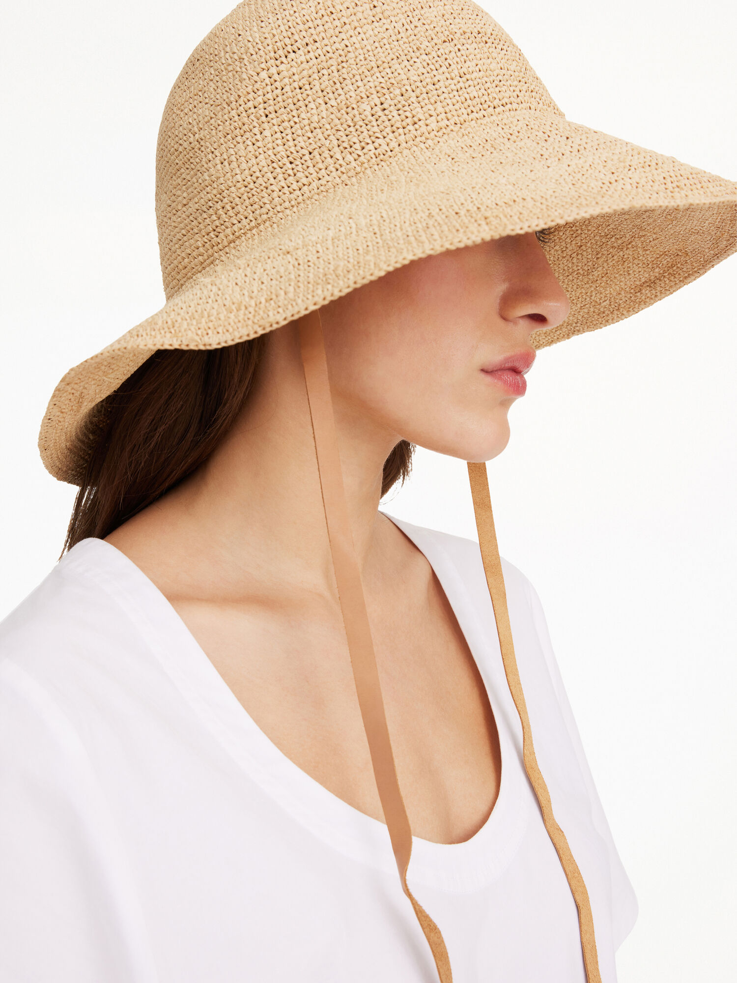 By Malene Birger Rafiah Straw Hat Ostali Dodaci Svijetlo | HR_BB57508