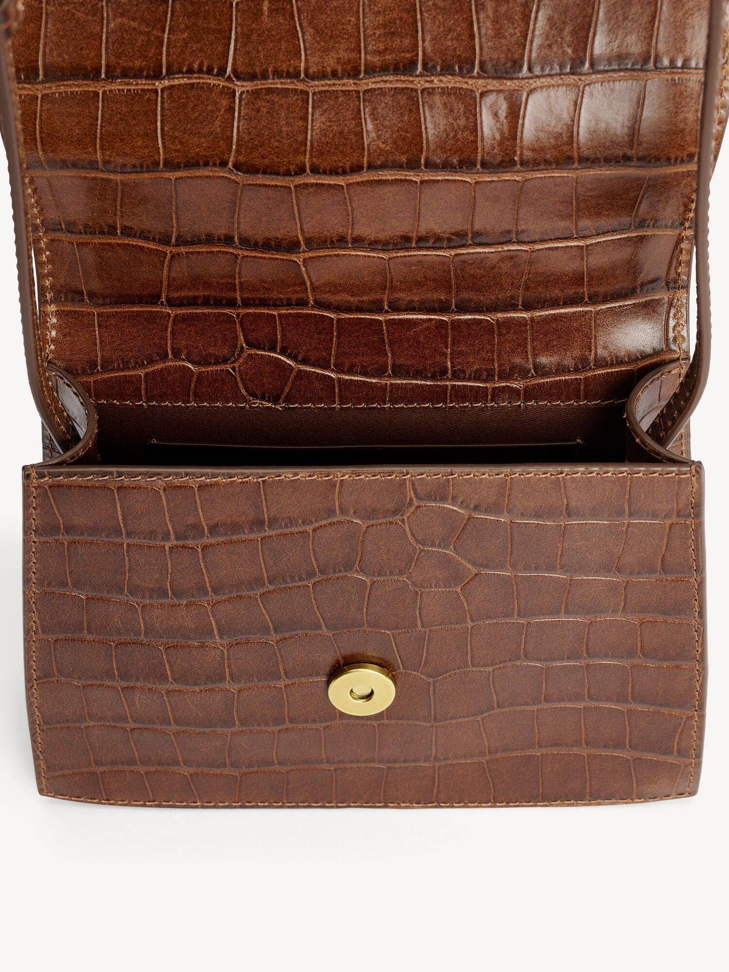 By Malene Birger Ramil Leather Shoulder Torbe Bison | HR_BB59915