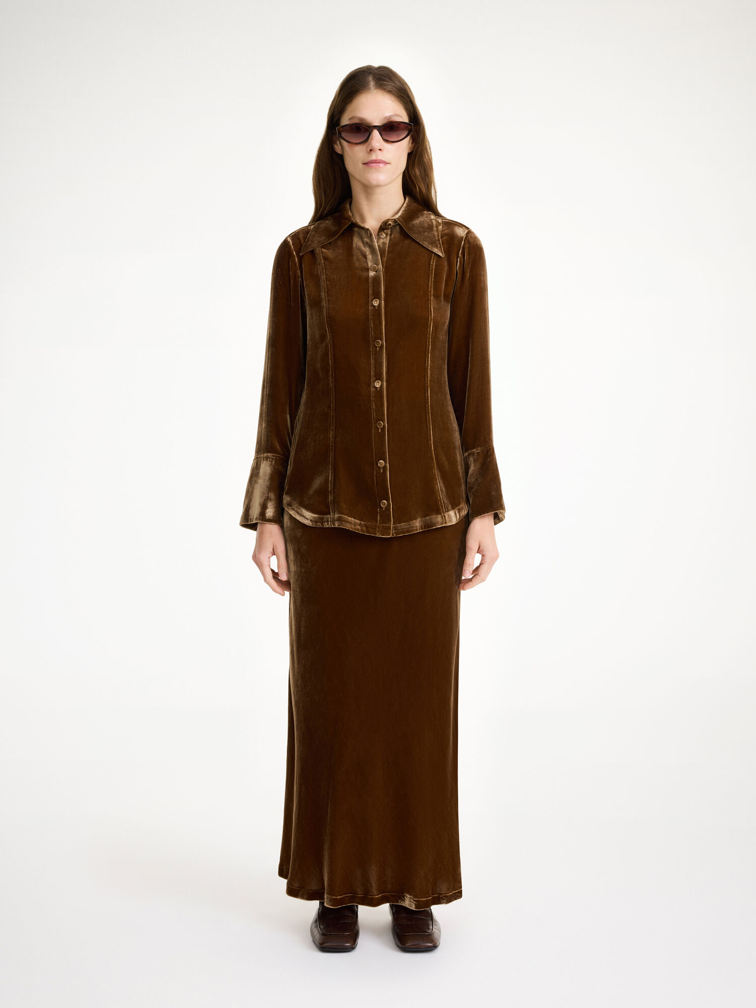 By Malene Birger Rosiannas Velvet Košulje Bison | HR_BB59458