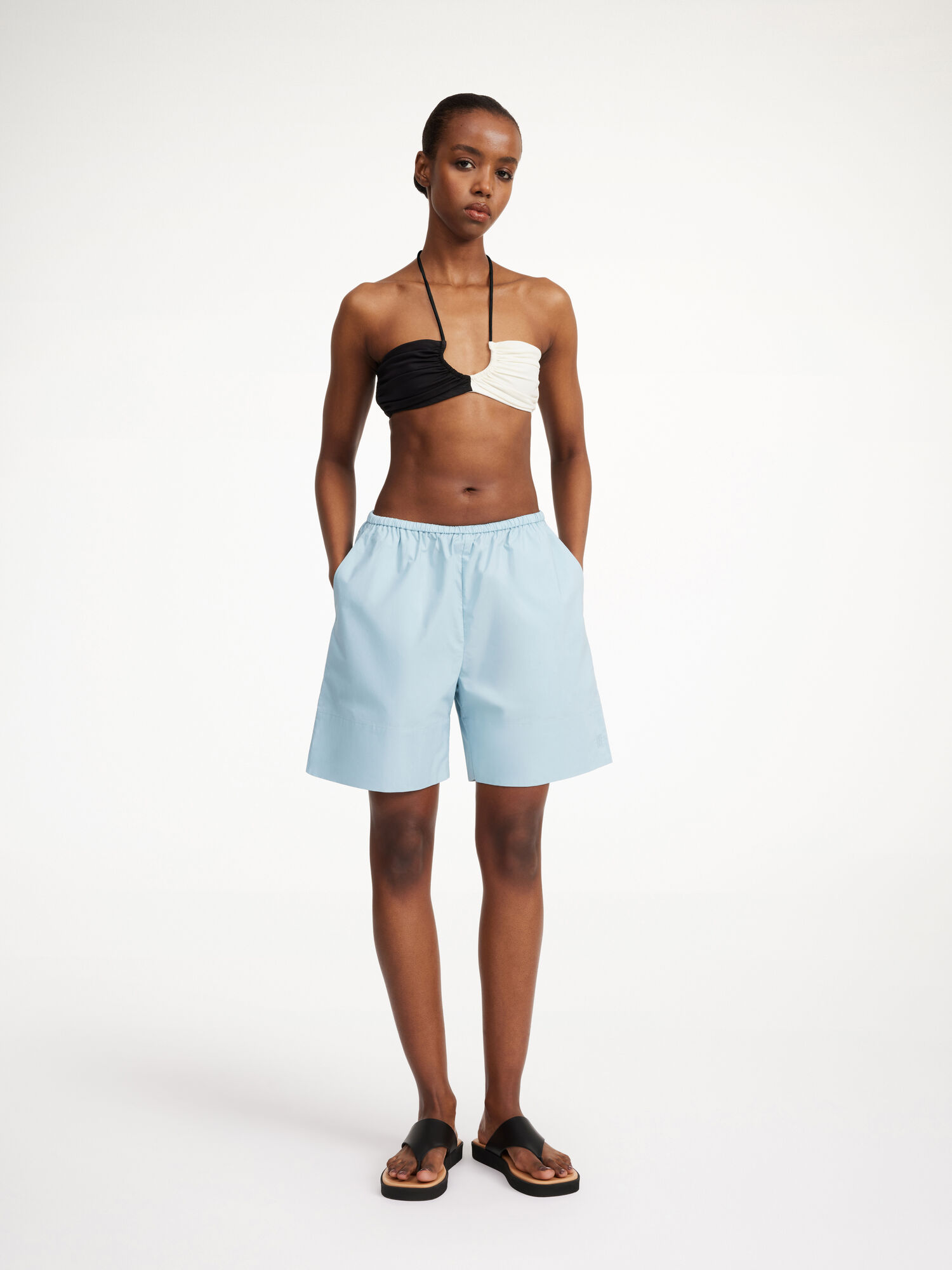 By Malene Birger Seabay Bikini Top Kupaći Kostimi Crne Bijele | HR_BB48166