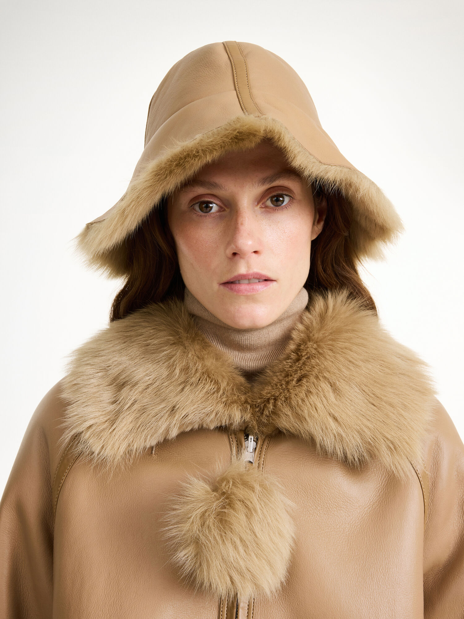 By Malene Birger Sheelan Shearling Hat Ostali Dodaci Tannin | HR_BB50866