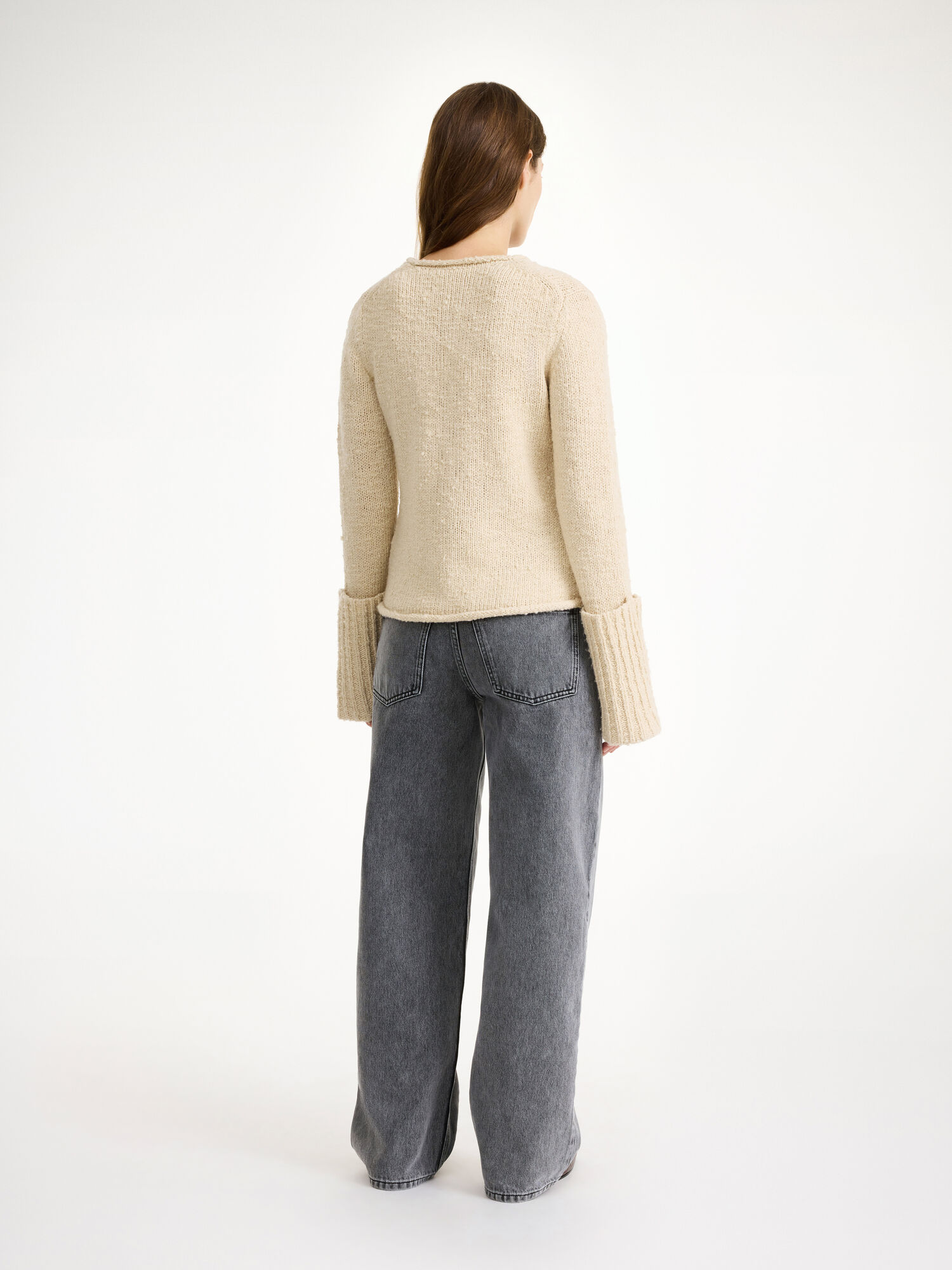 By Malene Birger Sorena Sweater Pletenina Oyster Gray | HR_BB71961