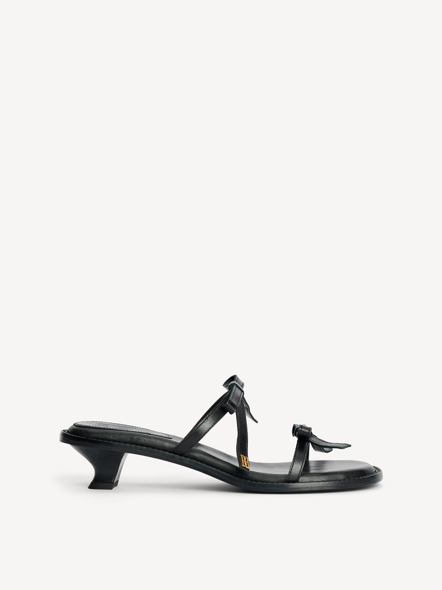 By Malene Birger Tianno Leather Sandals Cipele Crne | HR_BB69002