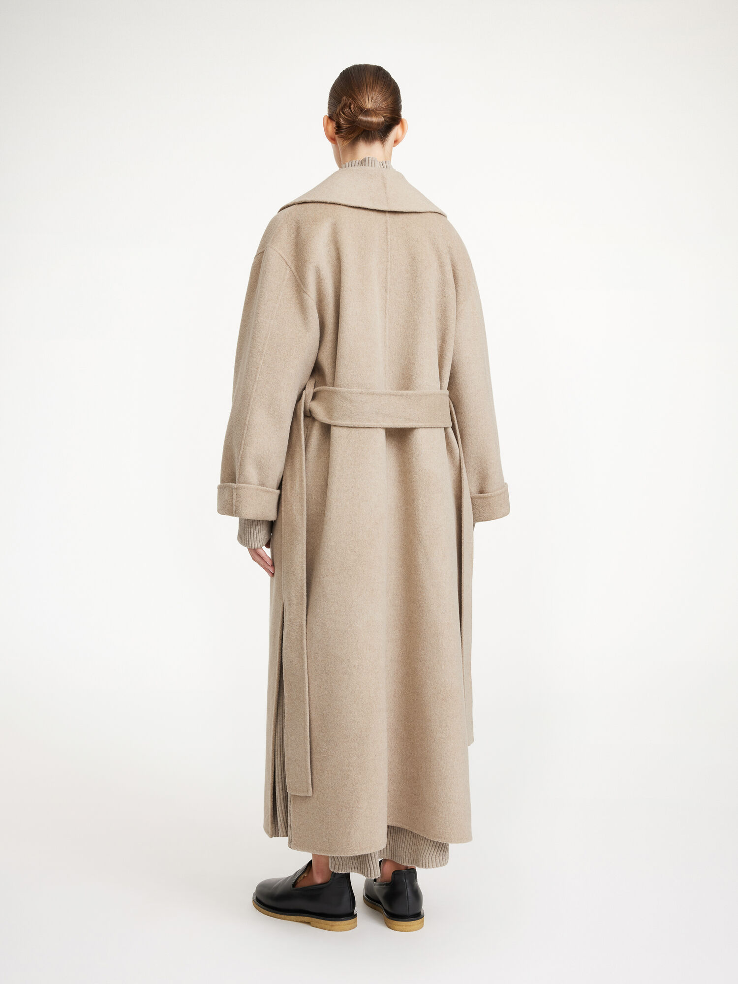 By Malene Birger Trullem Wool Jakne Sive Smeđe | HR_BB37193